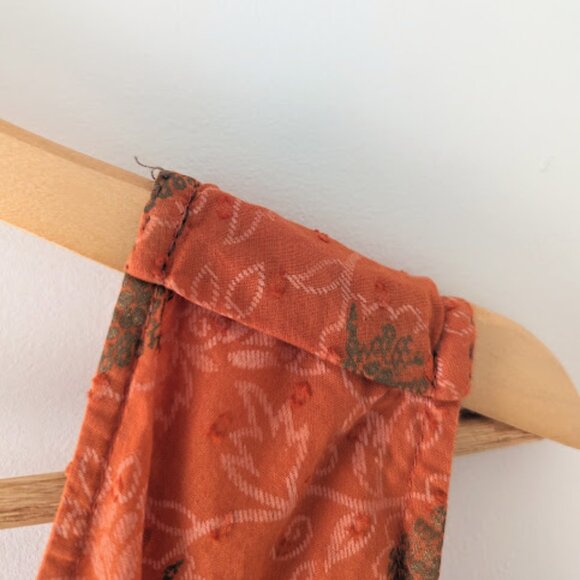 Backwoods 100% Cotton V-Neck Sleevless Tie Waist Cotton Sun Dress - Picture 8 of 15